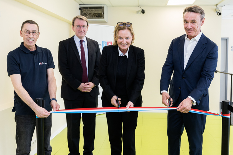 Photo de l'inauguration de l'Human Motion Lab