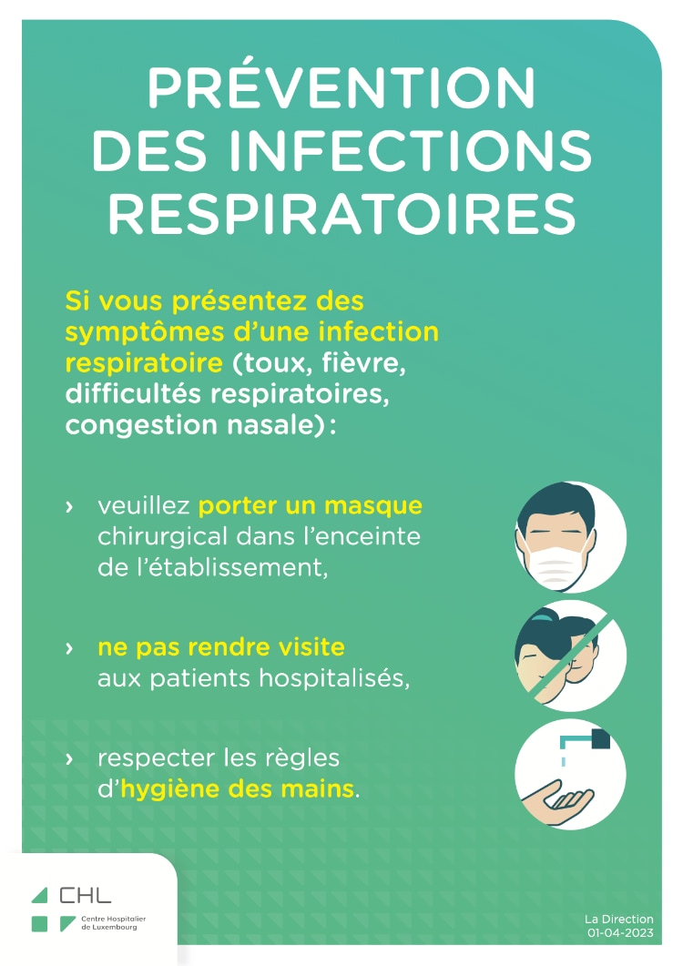 Affiche prévention des infections