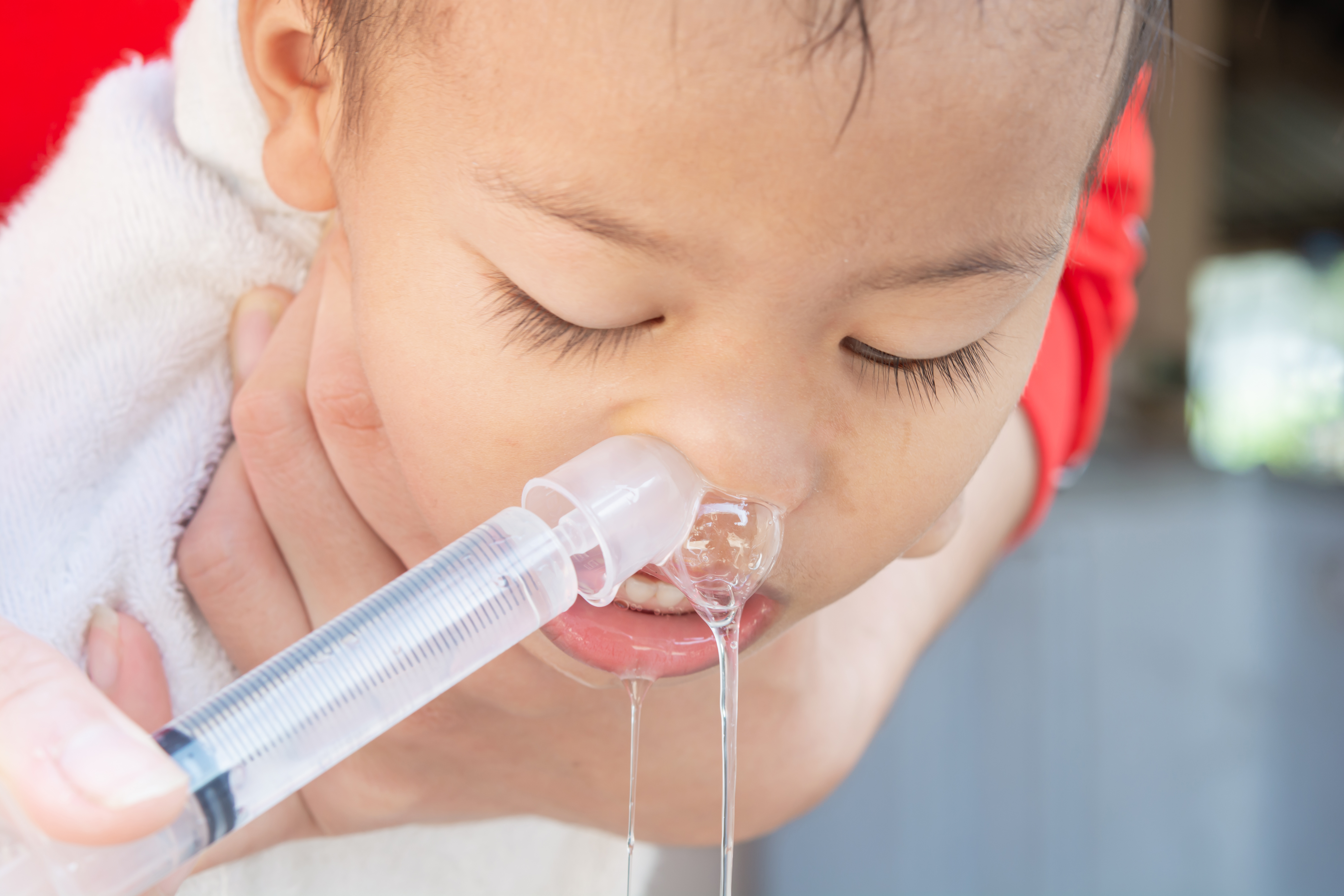 photo lavage de nez enfant