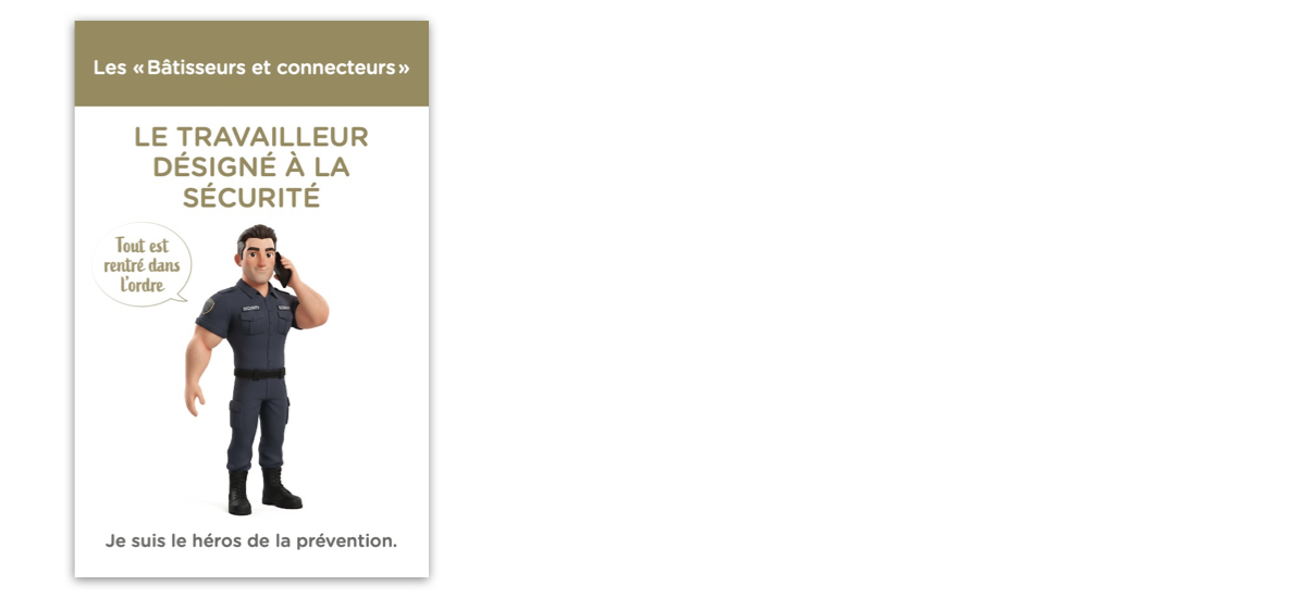 Image de la carte travailleur désigné à la sécurité