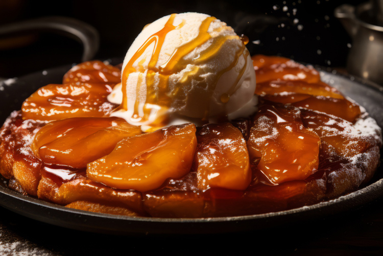 Tatin de brioche perdue aux pommes