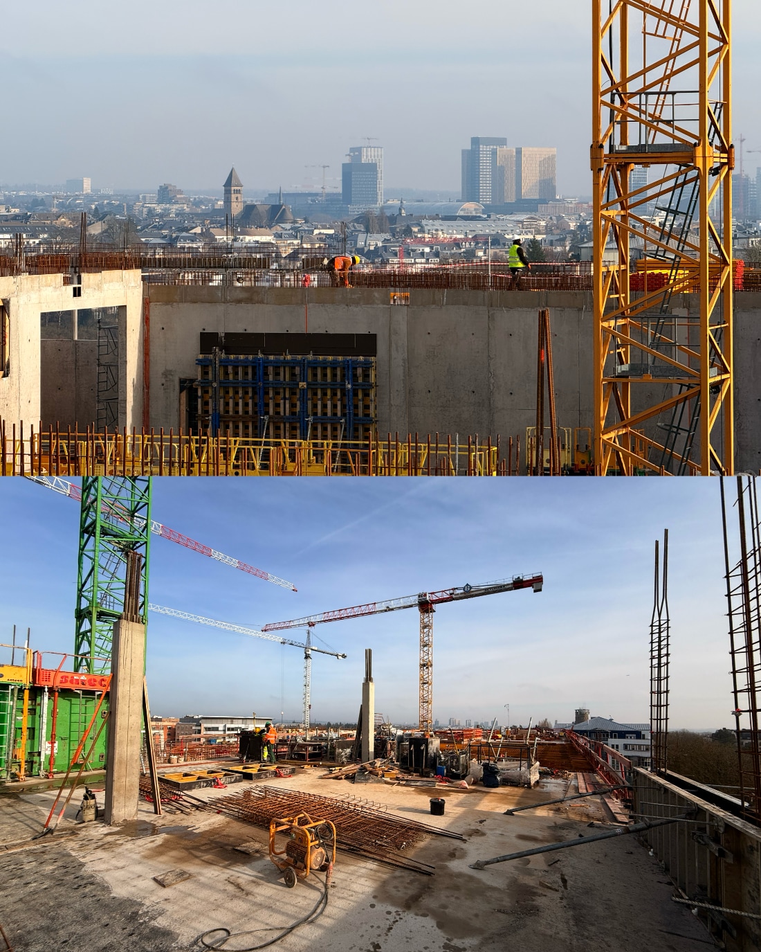 Photos de la construction