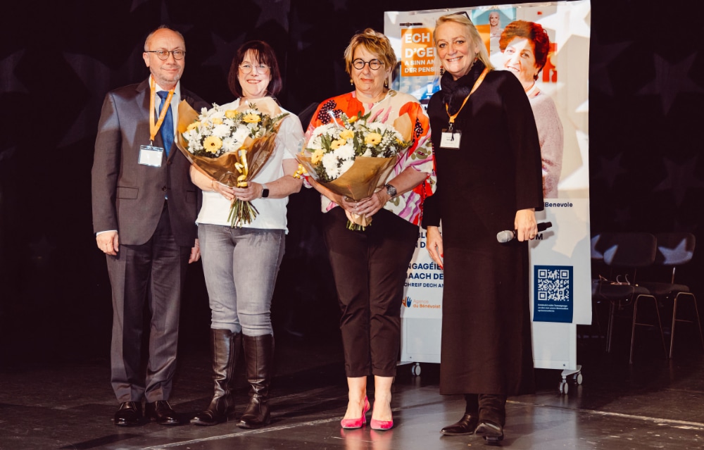 Photo de la remise du prix