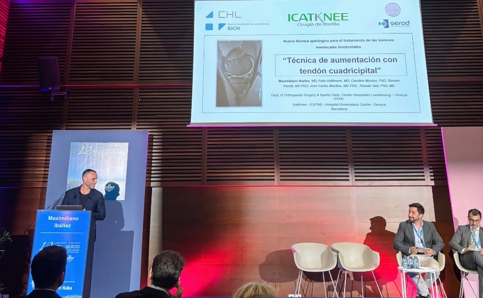 Photo du Dr Maximiliano Ibanez lors de sa présentation
