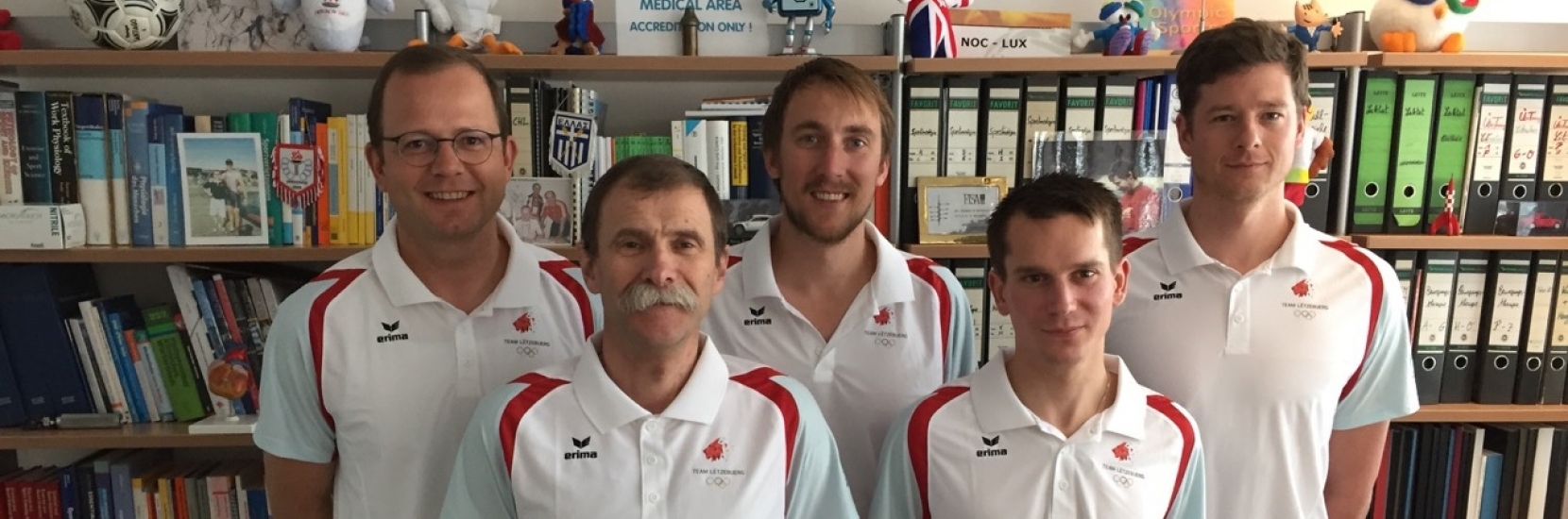 En photo: l'équipe du CHL en charge du suivi médical et kinésithérapique des athlètes luxembourgeois participant actuellement aux Jeux Olymqiques à Rio de Janeiro!