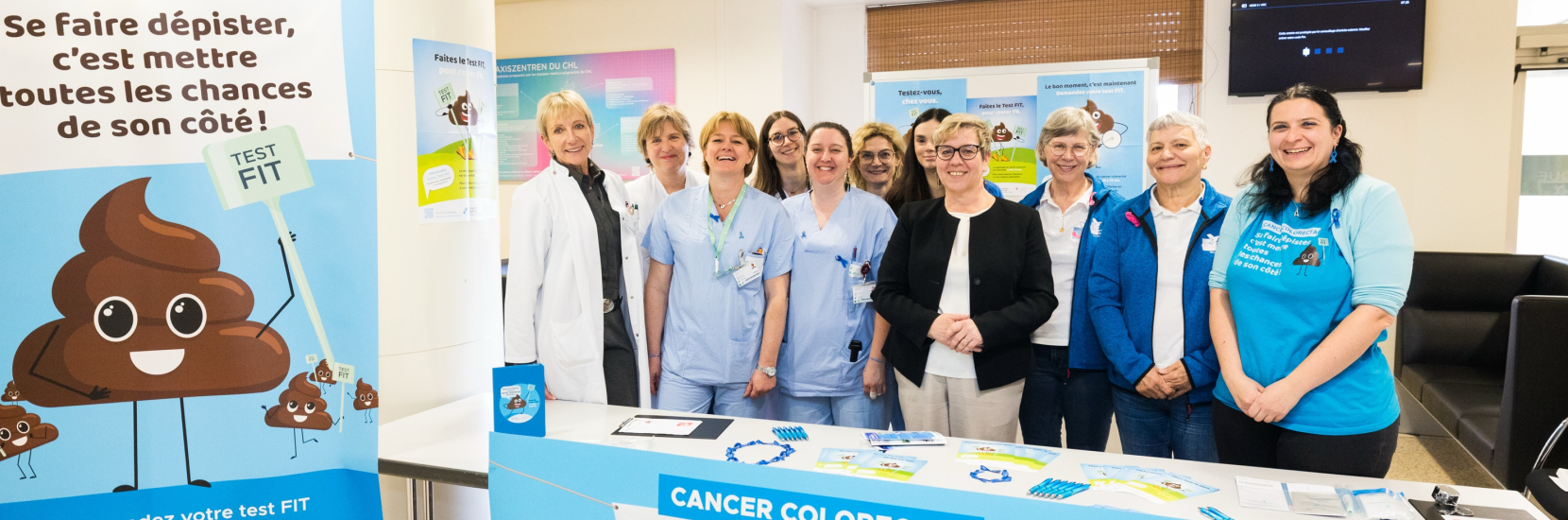 Mars Bleu au CHL : une journée dédiée à la prévention et au dépistage du cancer colorectal