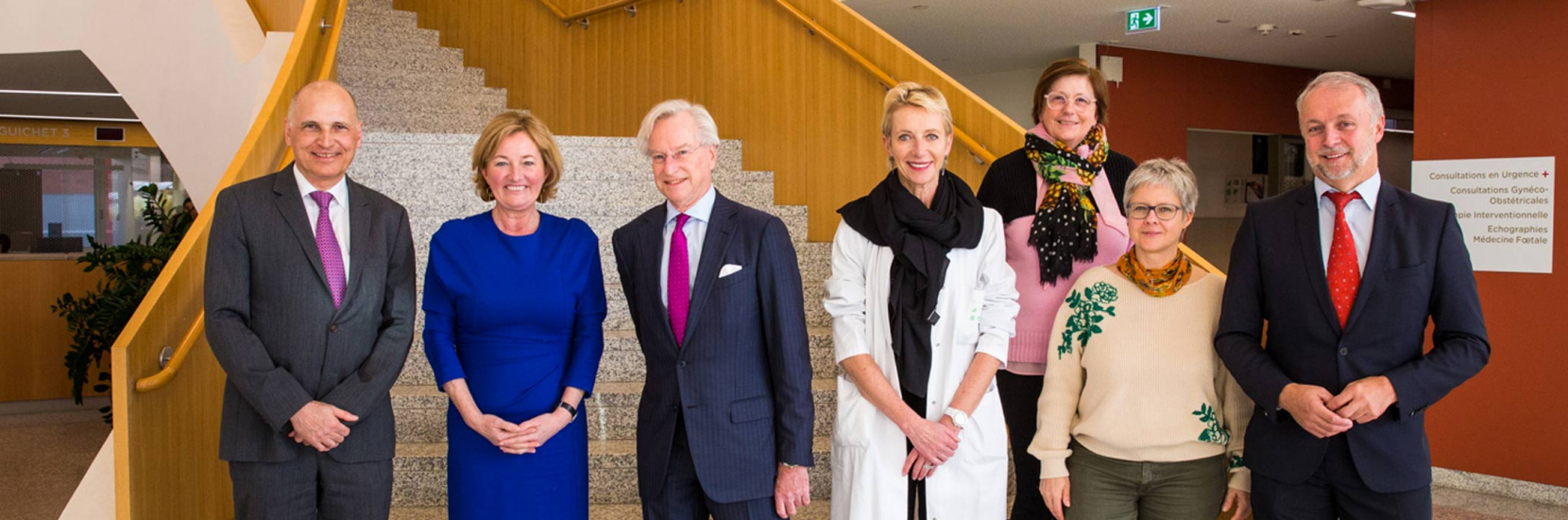 Première visite officielle de la ministre de la Santé, Madame Paulette Lenert au Centre Hospitalier de Luxembourg