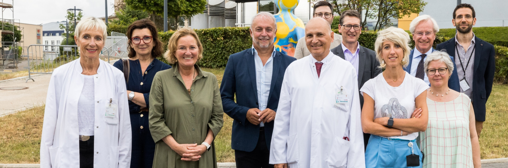 Visite de Paulette Lenert, ministre de la Santé, dans le services des urgences pour adultes et enfants