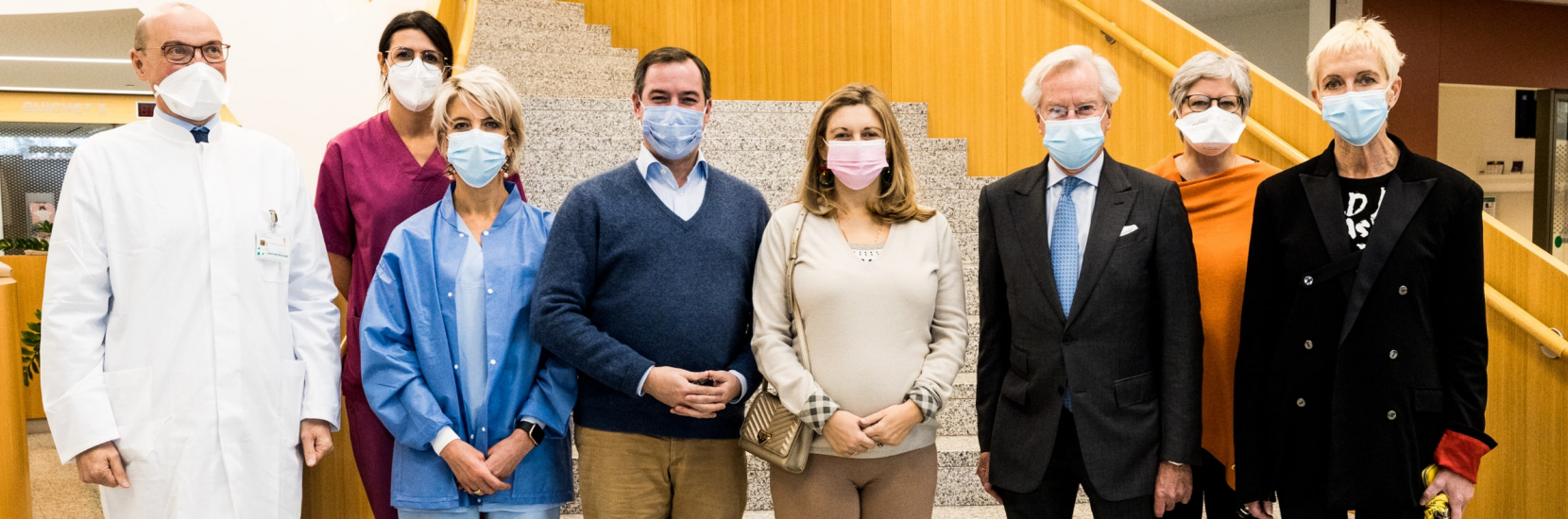 Le Prince Guillaume et la Princesse Stéphanie ont célébré la Saint-Nicolas avec les enfants malades de la Kannerklinik