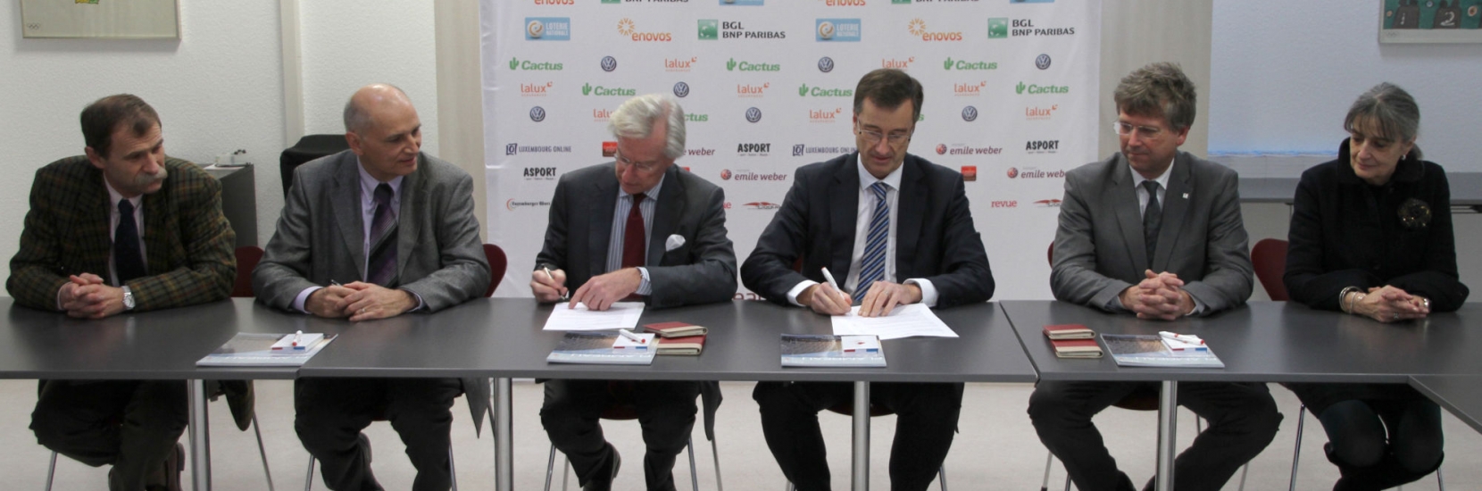 Signature d'une convention de coopération entre le Comité Olympique et Sportif Luxembourgeois (COSL) et le Centre Hospitalier de Luxembourg (CHL) 